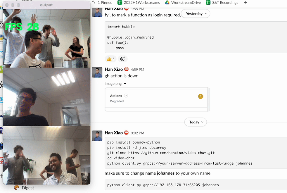 jina-video-chat screenshot 1