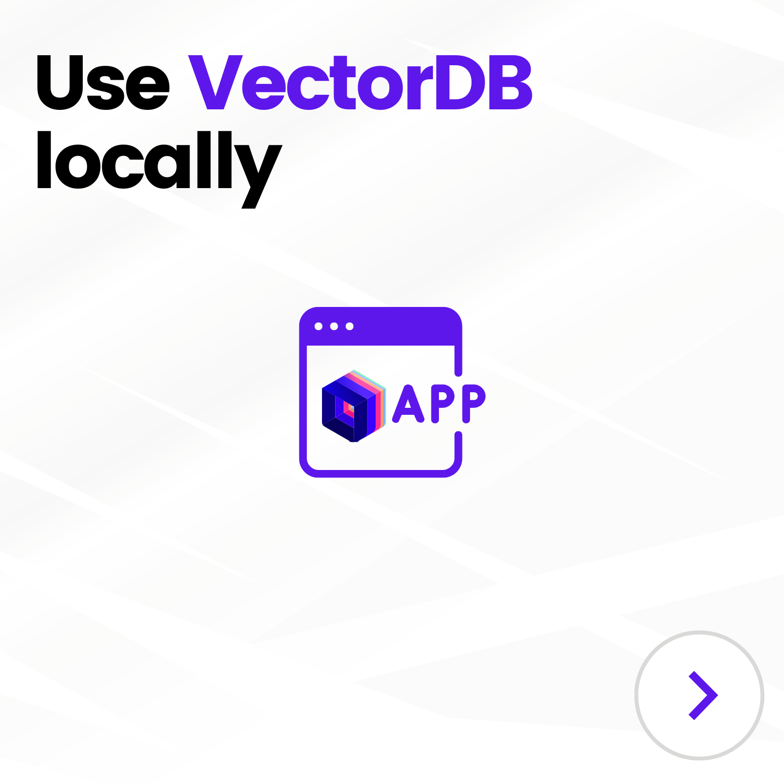 vectordb screenshot 1