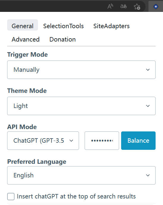 chatGPTBox screenshot 7
