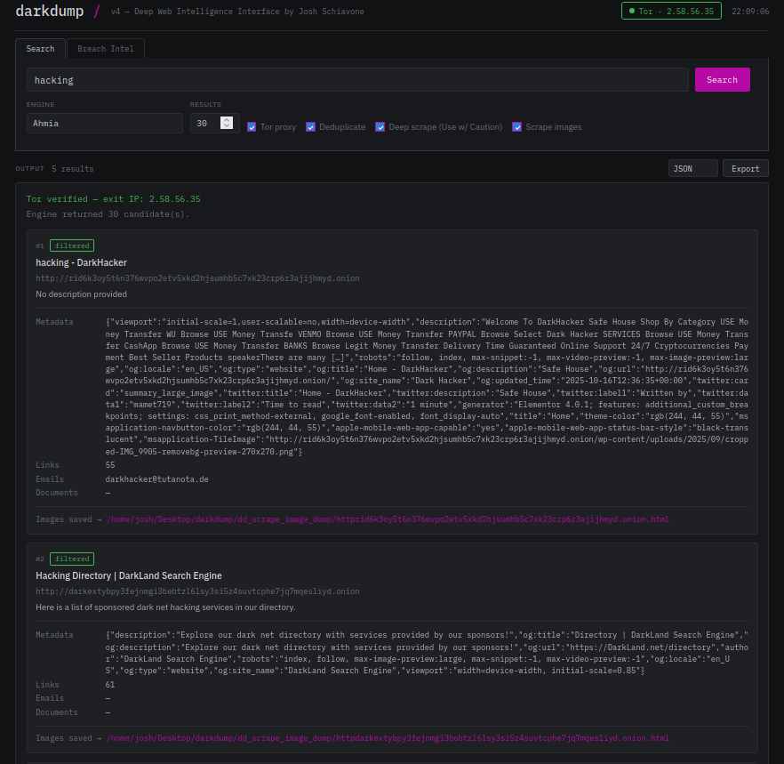darkdump screenshot 1
