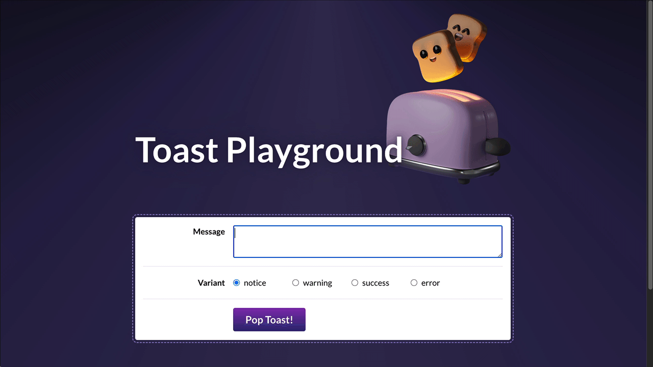 toast-component screenshot 1