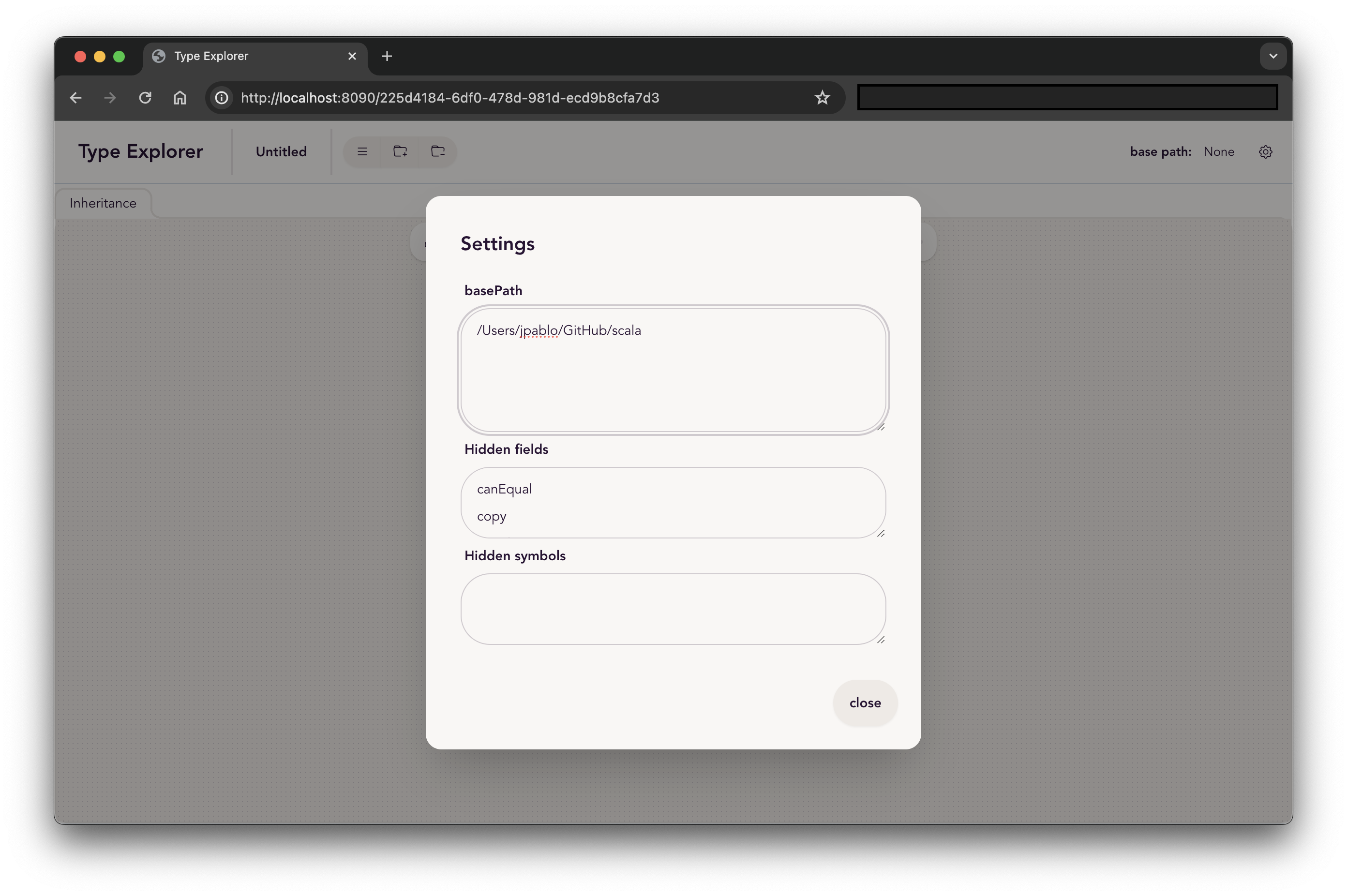 type-explorer screenshot 2