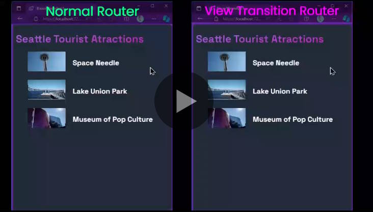 Toolbelt.Blazor.ViewTransition screenshot 1