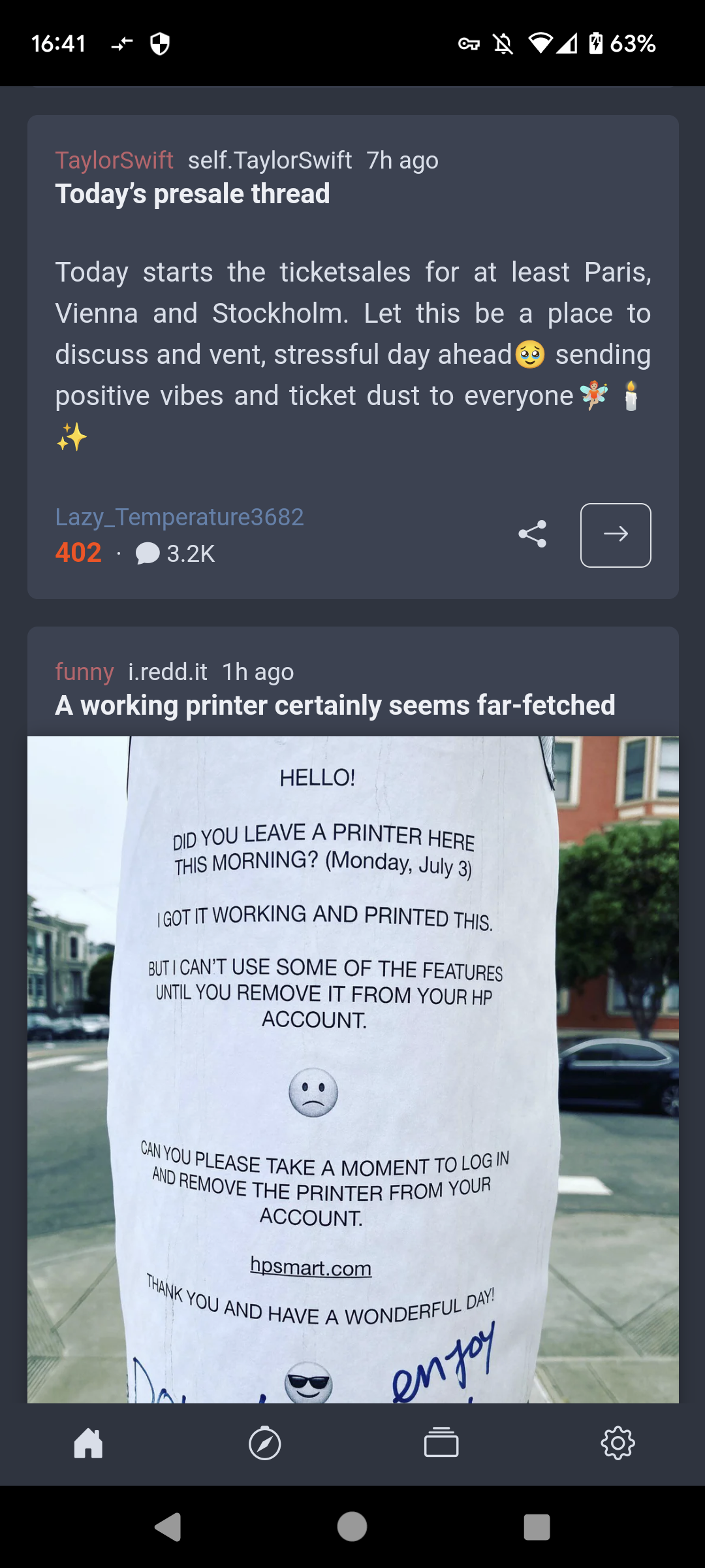 geddit-app screenshot 1