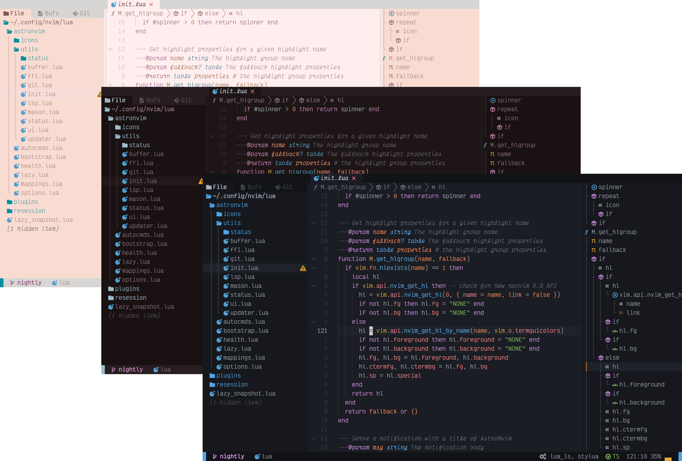 AstroVim screenshot 1