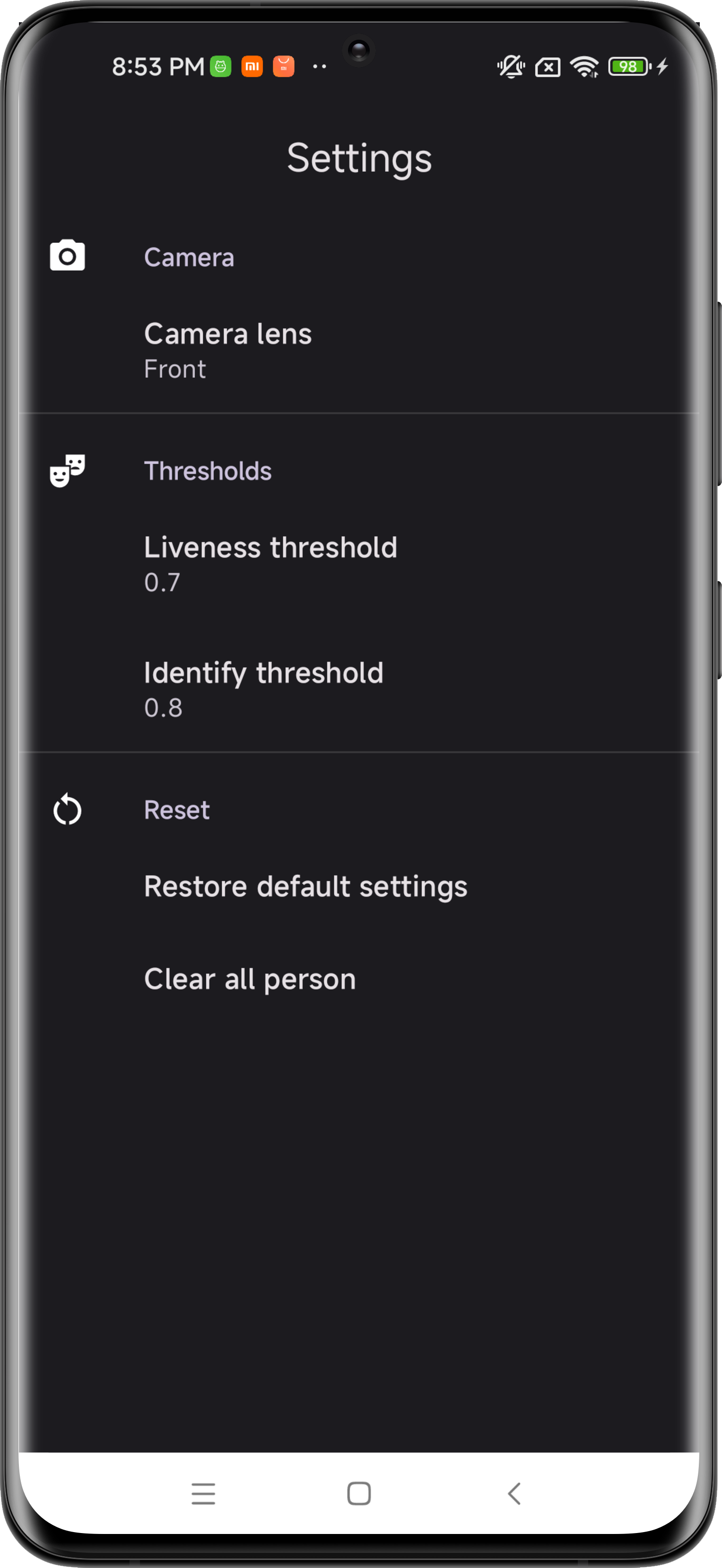 FaceRecognition-Android screenshot 8