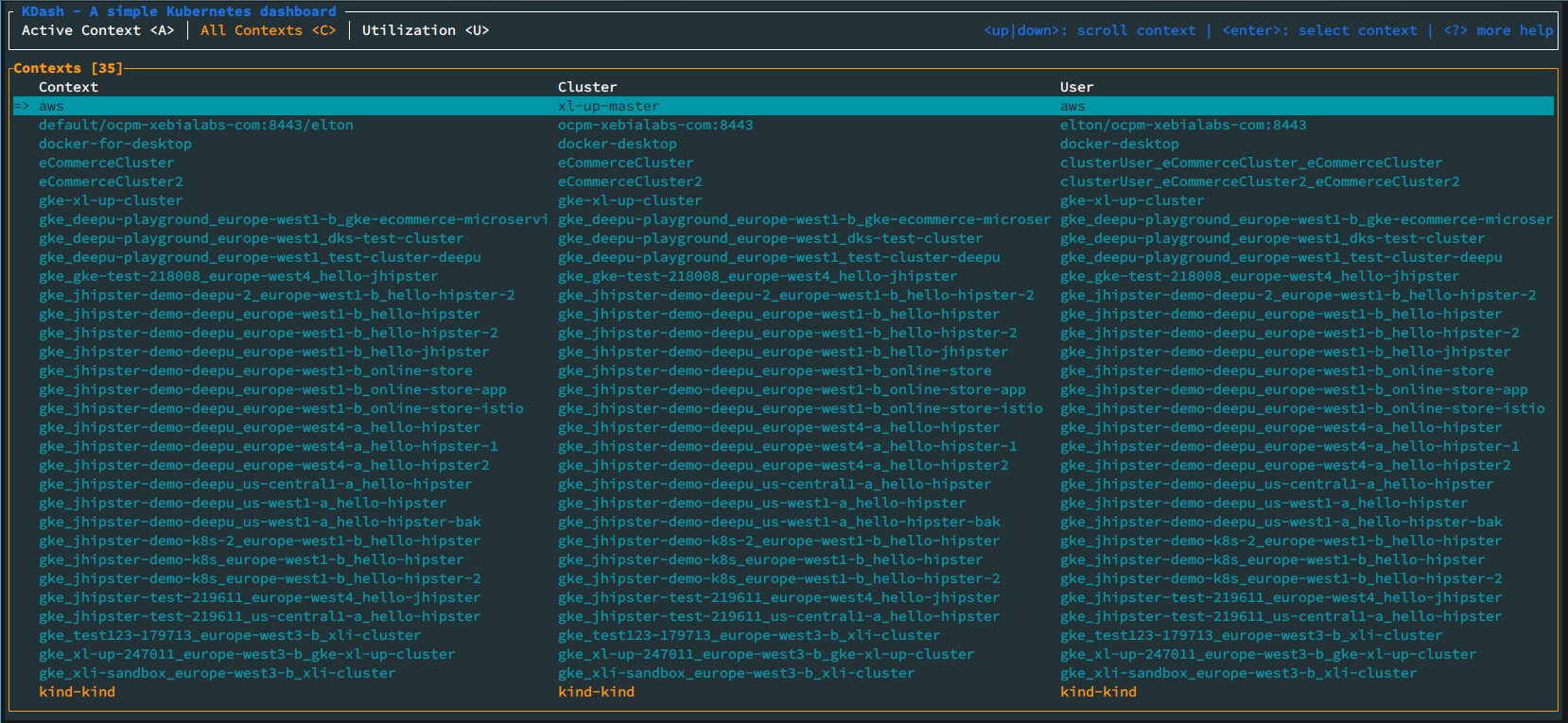 kdash screenshot 5