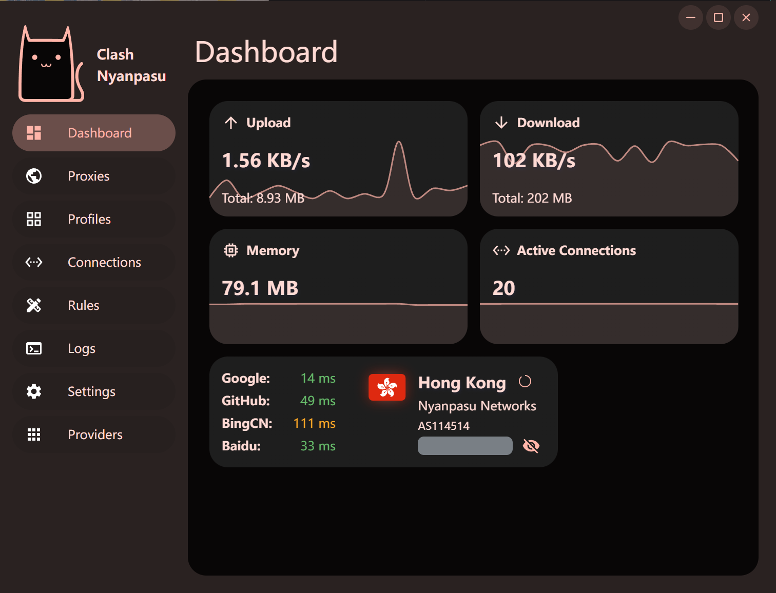 clash-nyanpasu screenshot 3