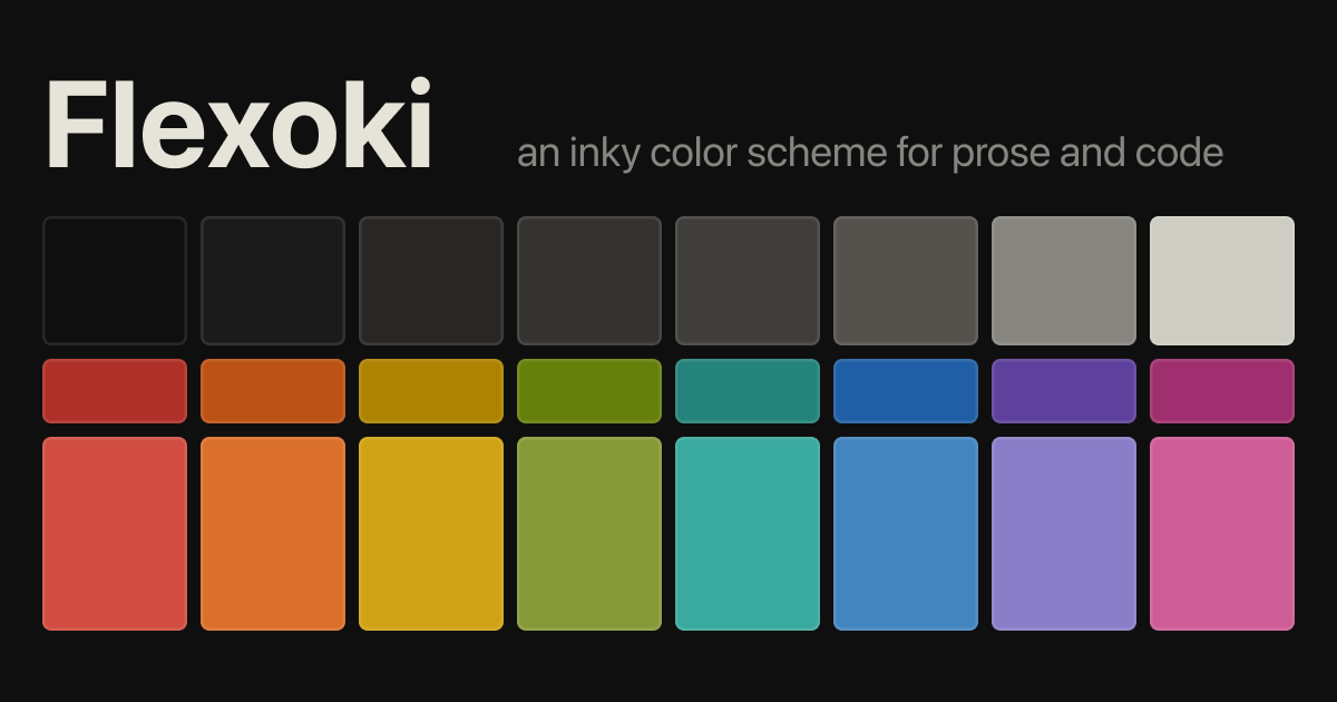 flexoki screenshot 1