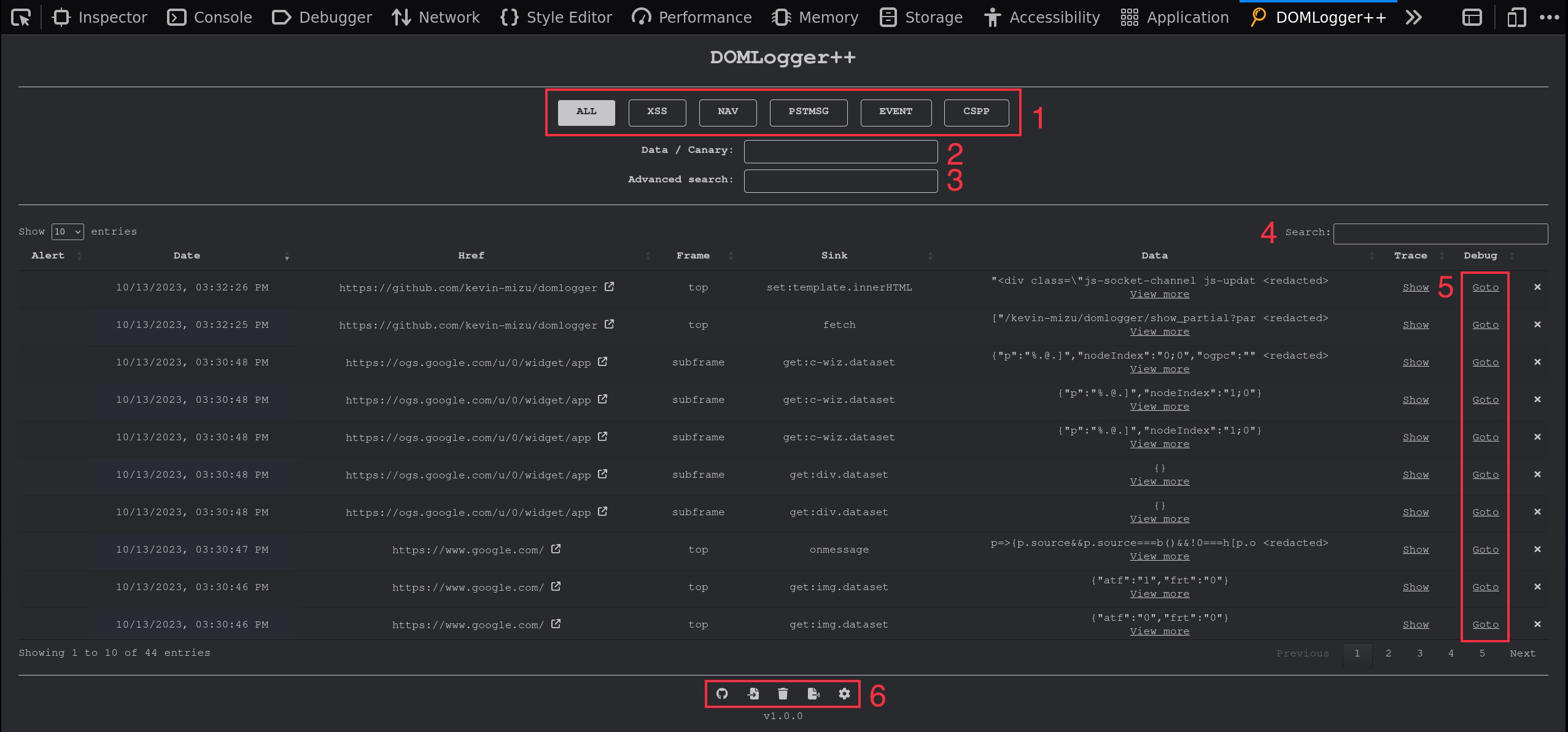 domloggerpp screenshot 4