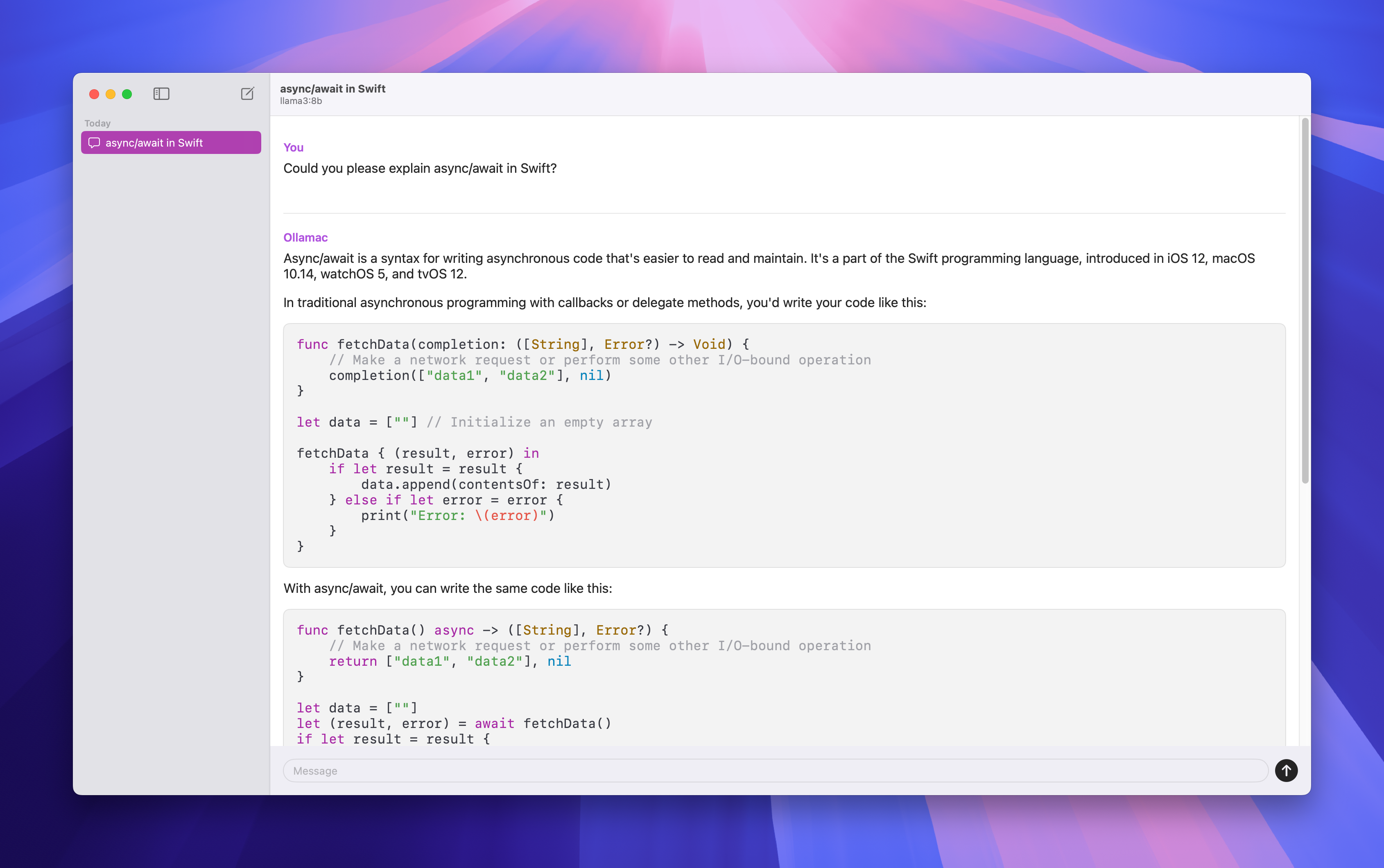 Ollamac screenshot 3