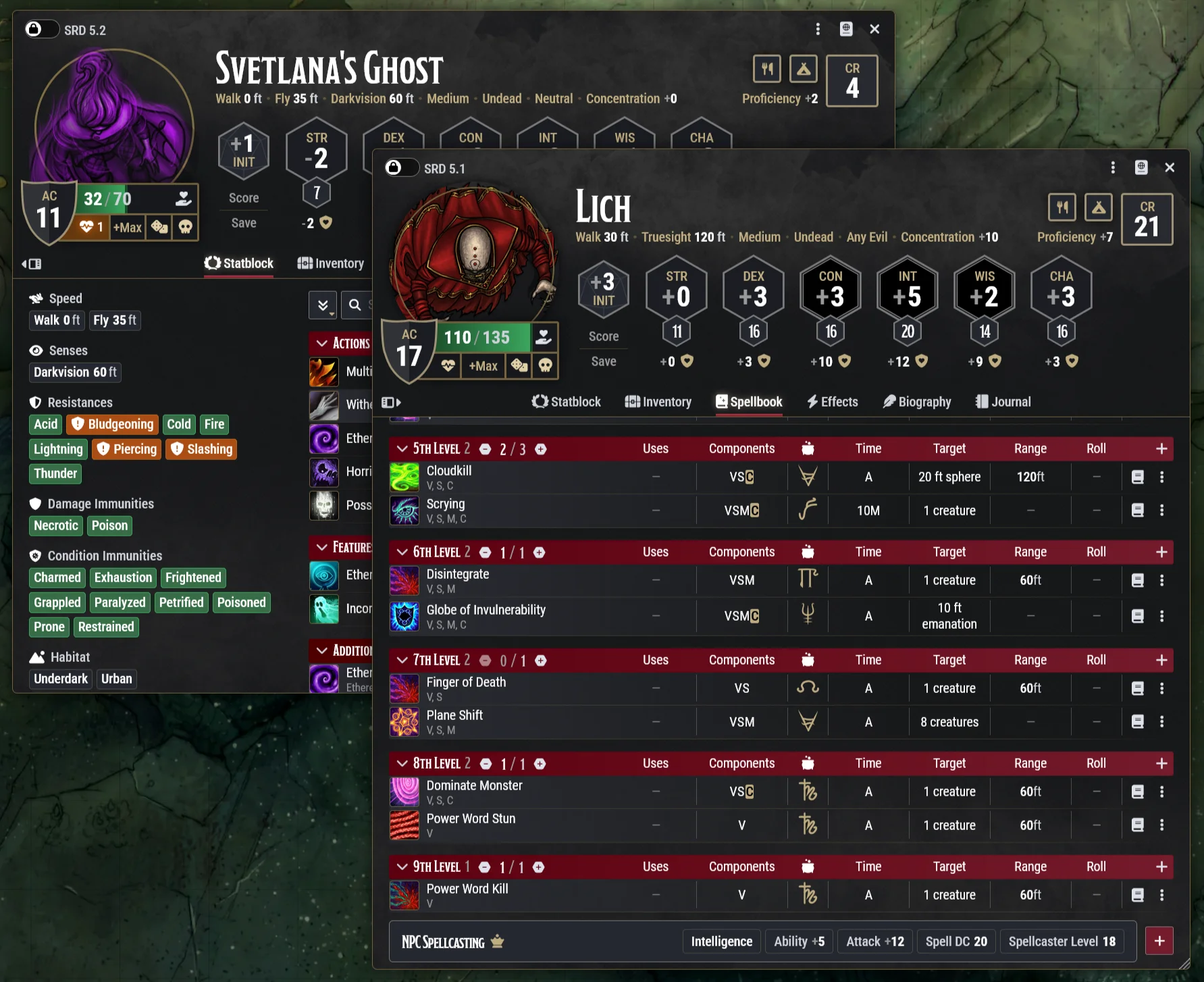 foundry-vtt-tidy-5e-sheets screenshot 11