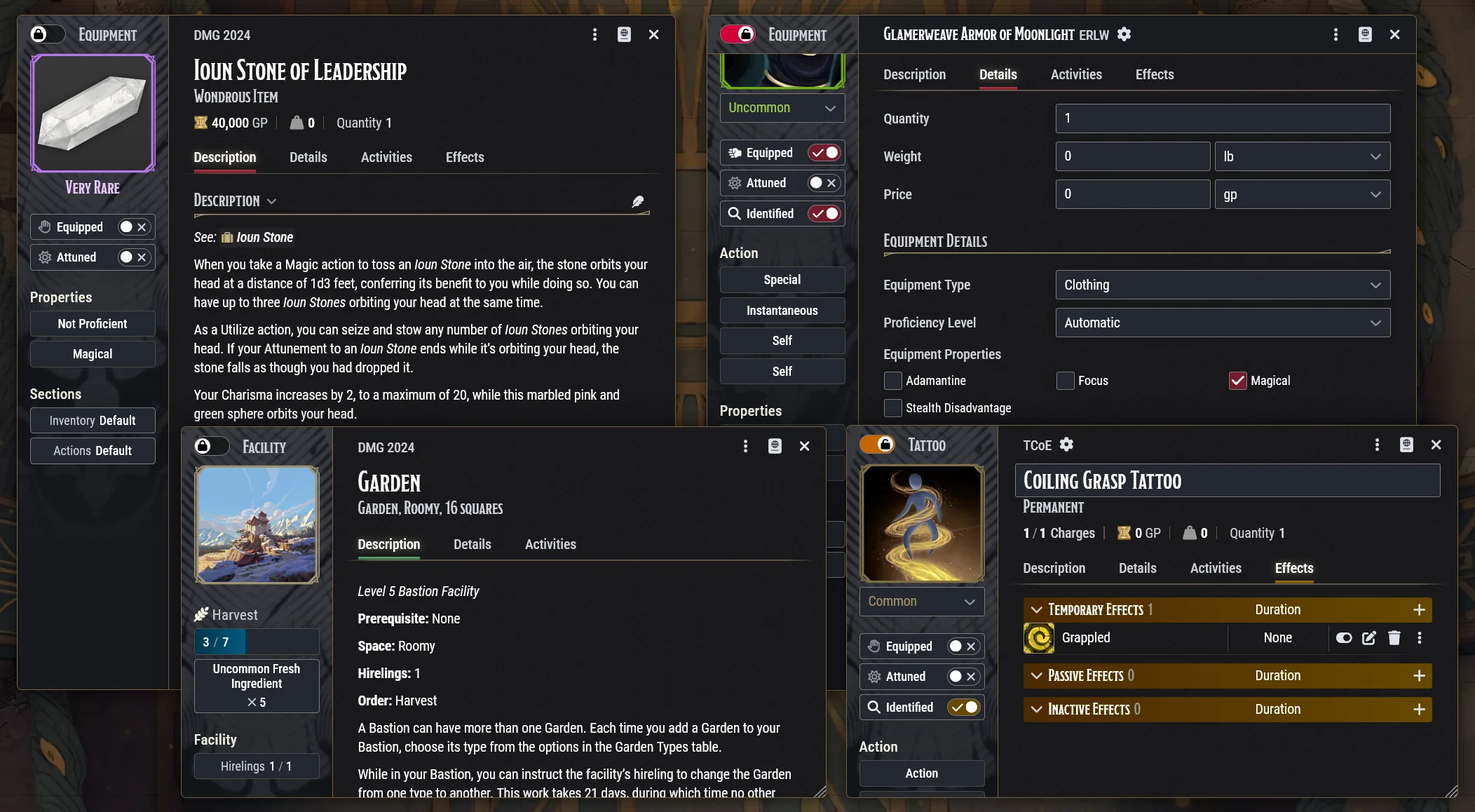 foundry-vtt-tidy-5e-sheets screenshot 7