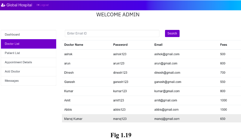 Hospital-Management-System screenshot 20