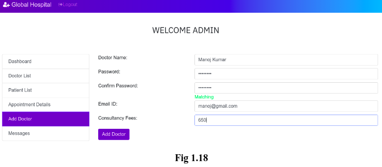 Hospital-Management-System screenshot 19