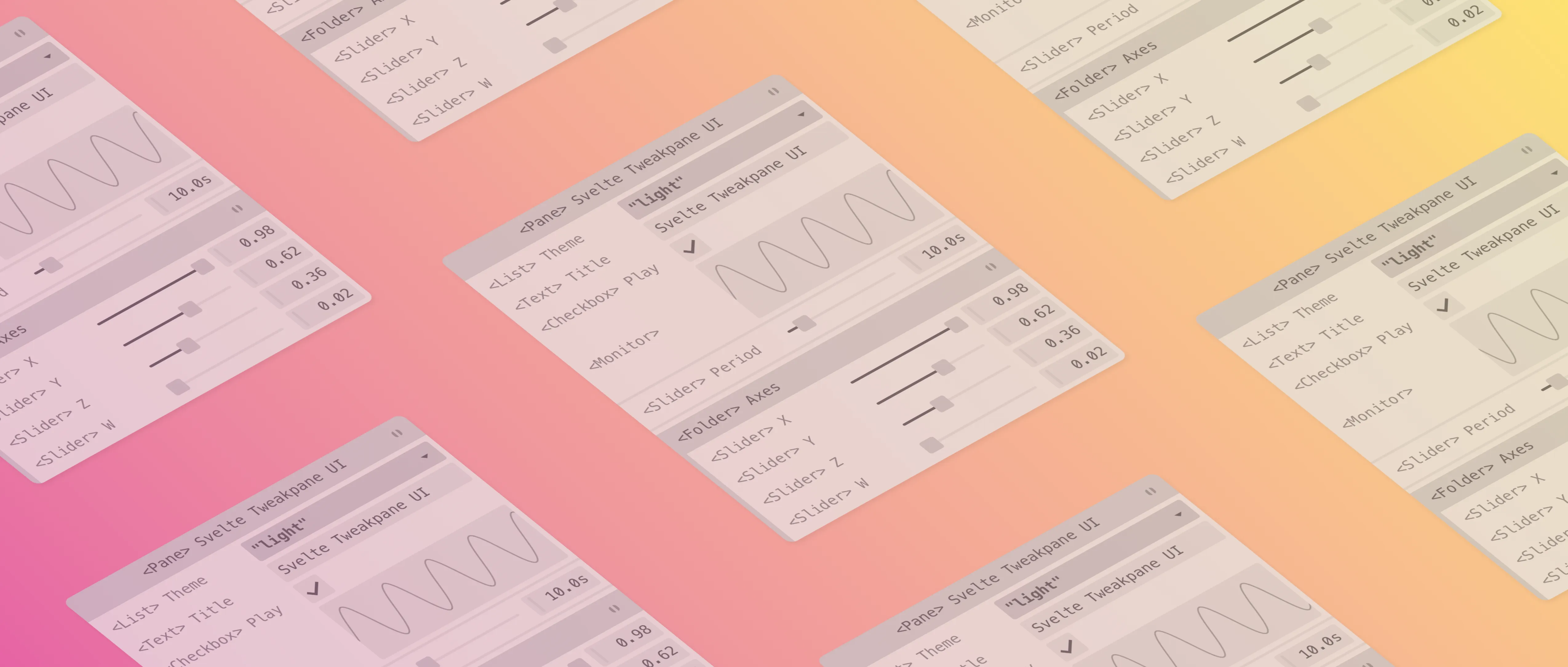 svelte-tweakpane-ui screenshot 1