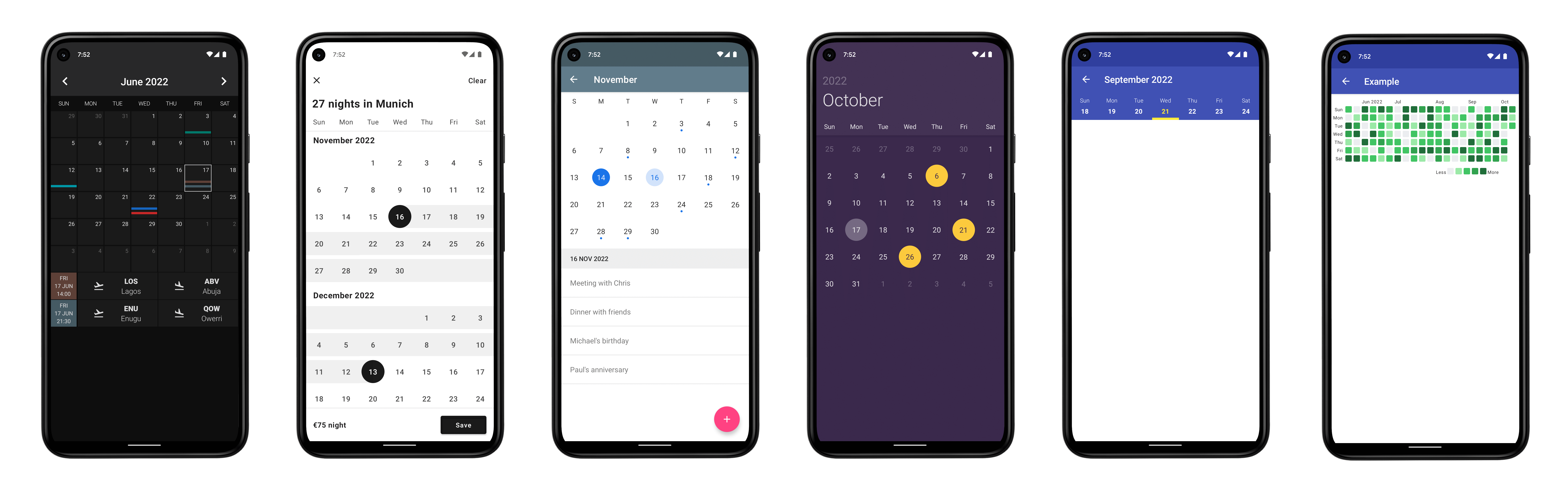 Calendar screenshot 1