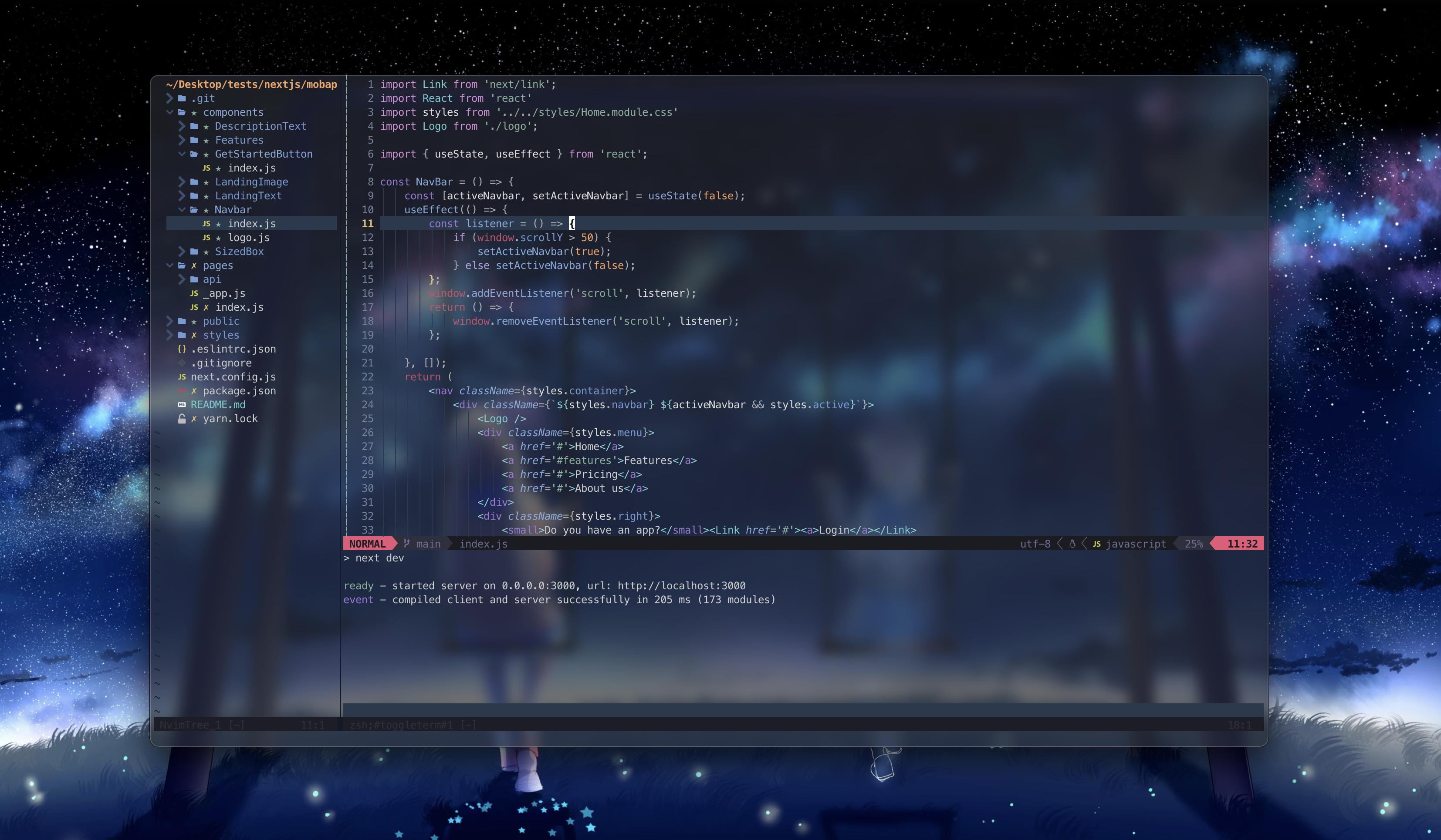 nvim screenshot 3