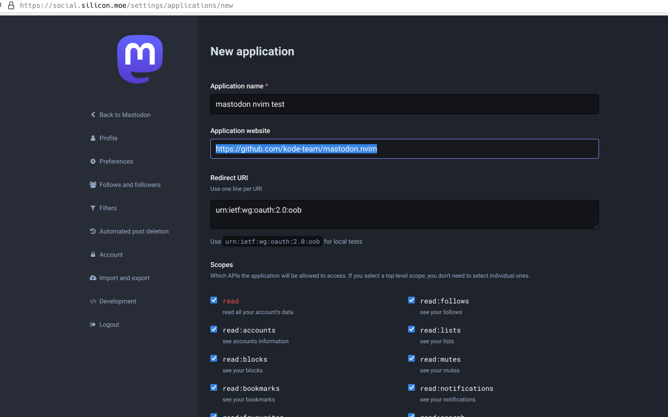 mastodon.nvim screenshot 7