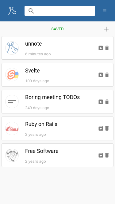 unnote screenshot 3