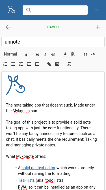 unnote screenshot 2
