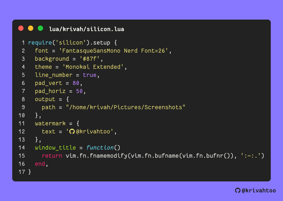silicon.nvim screenshot 1