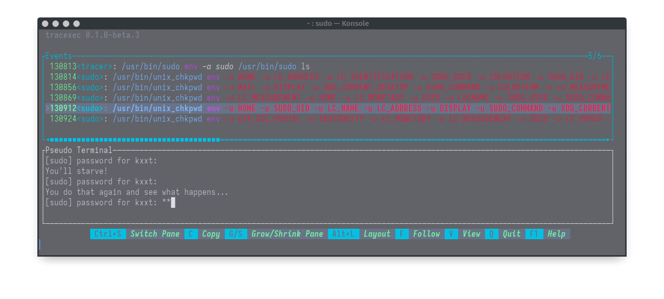 tracexec screenshot 2