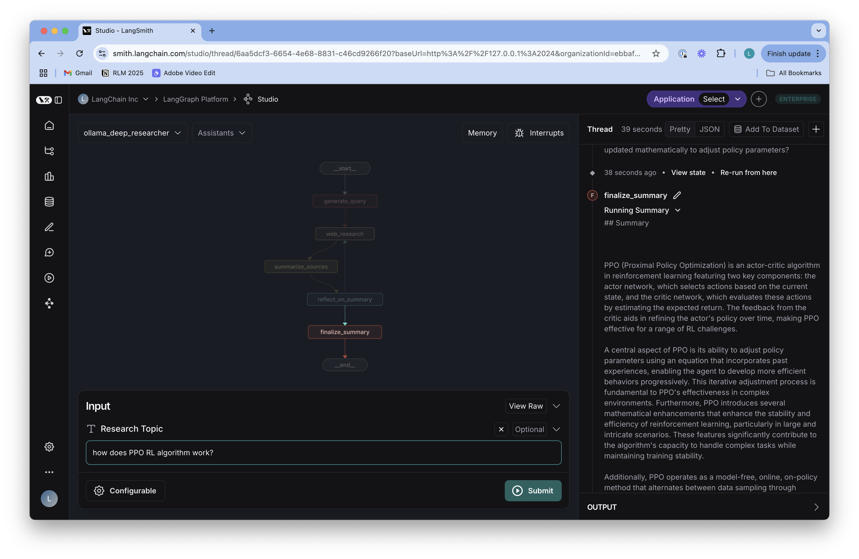 local-deep-researcher screenshot 3