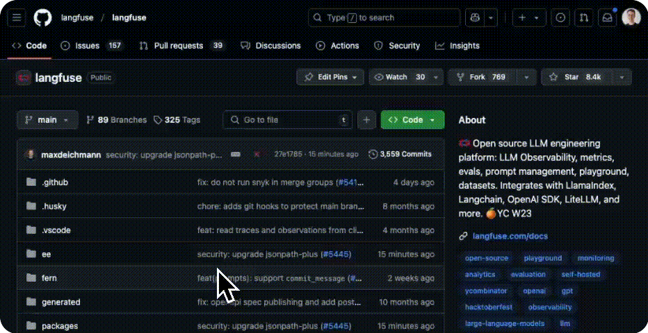 langfuse screenshot 7