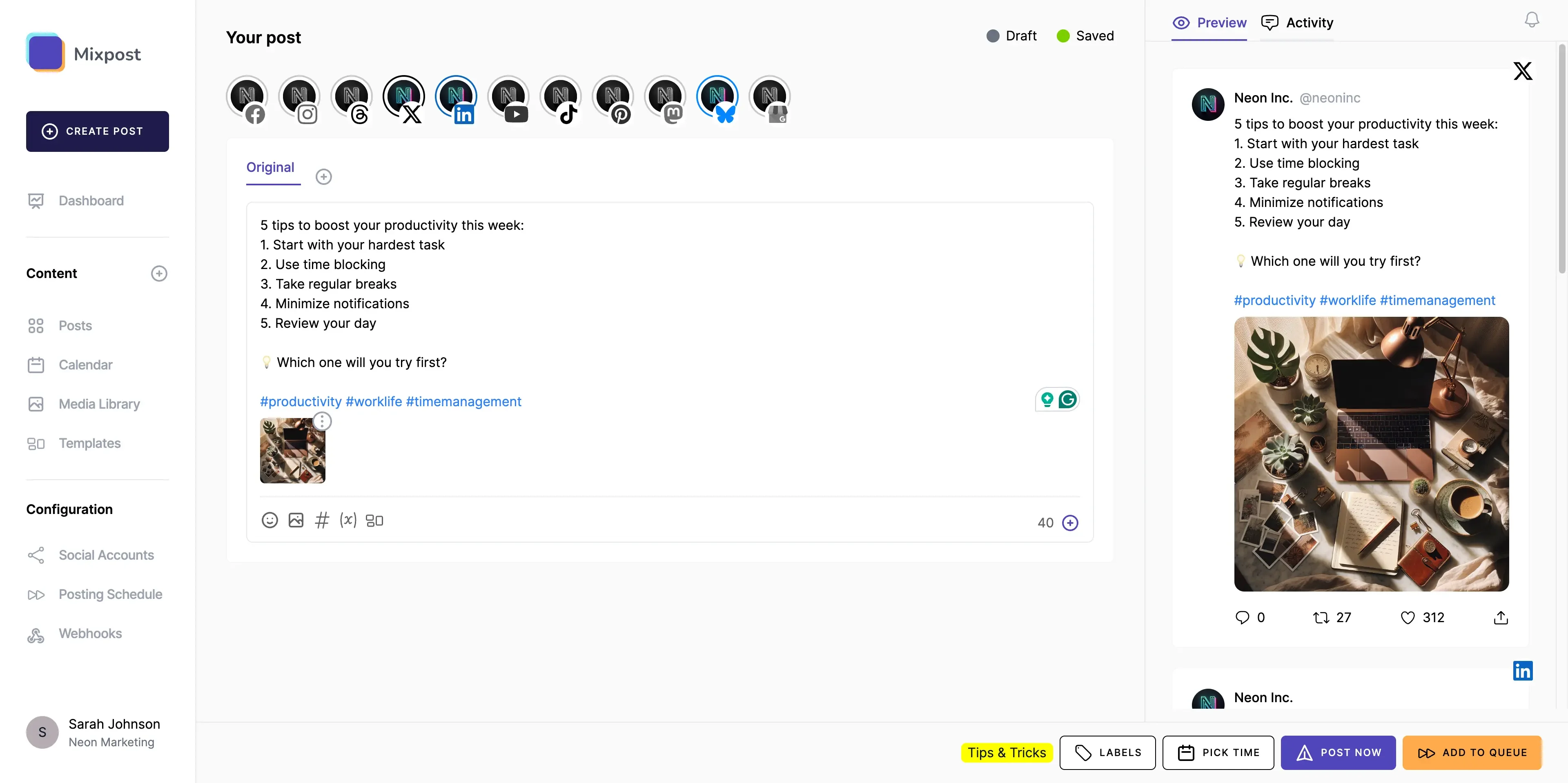 mixpost screenshot 3