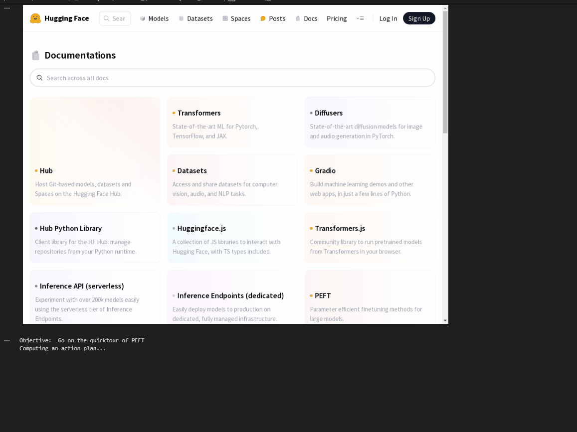 LaVague screenshot 1