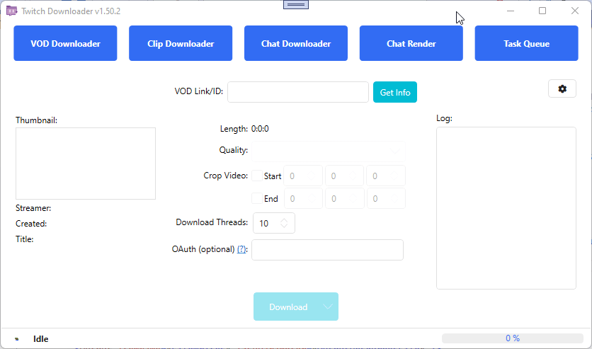 TwitchDownloader screenshot 1