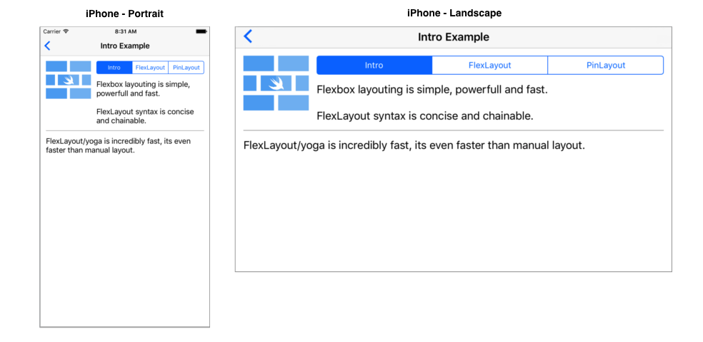 FlexLayout screenshot 3