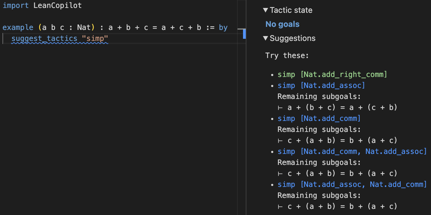 LeanCopilot screenshot 2