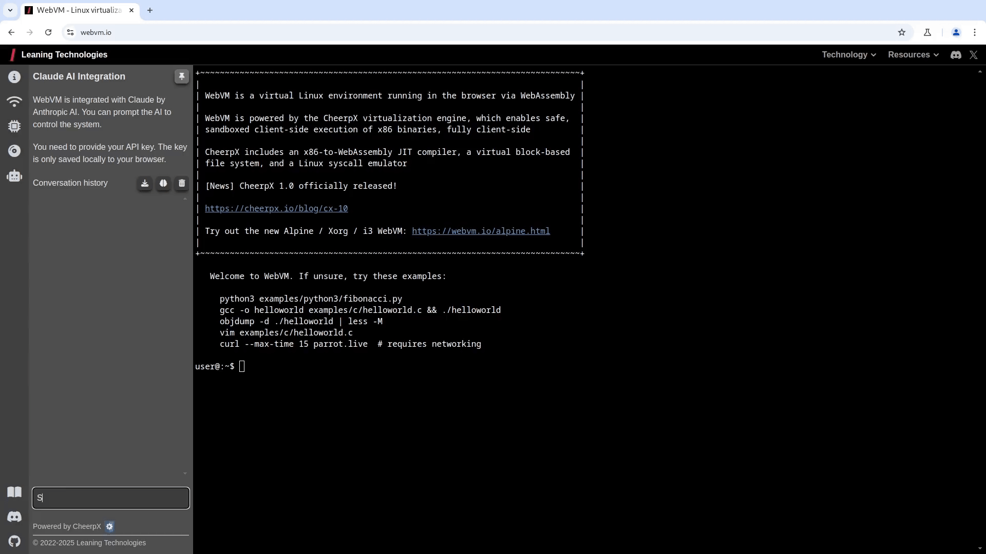 webvm screenshot 7