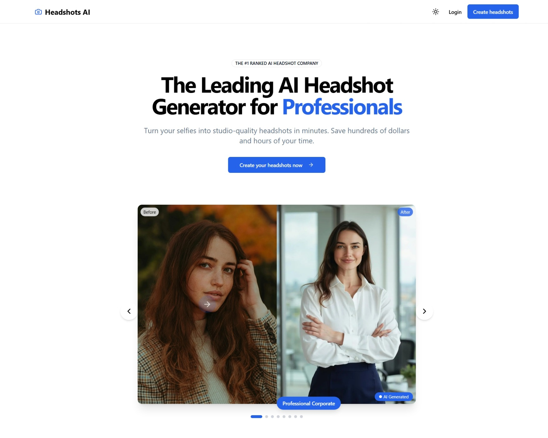 headshots-starter screenshot 1