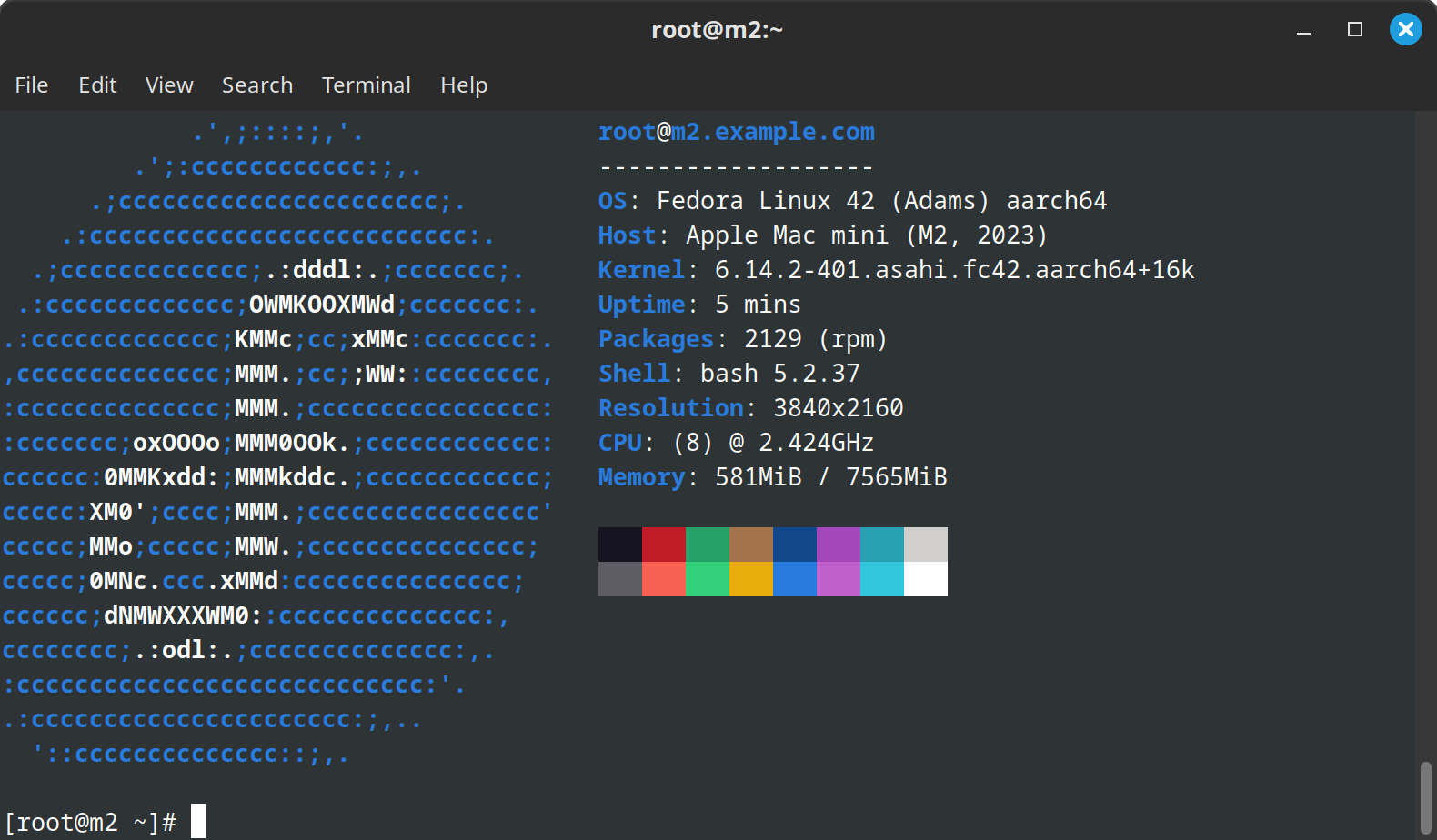 asahi-fedora-builder screenshot 1