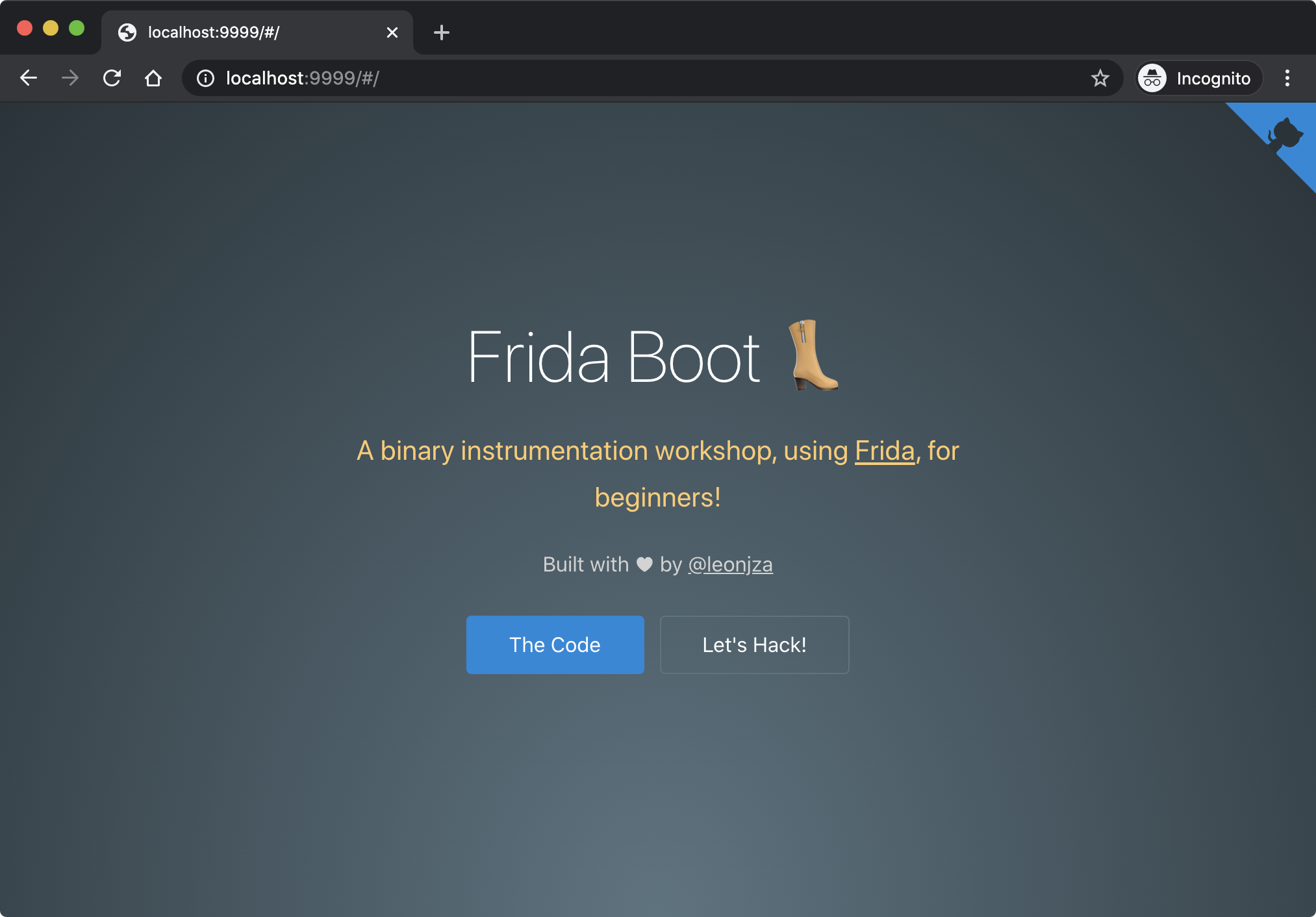 frida-boot screenshot 1