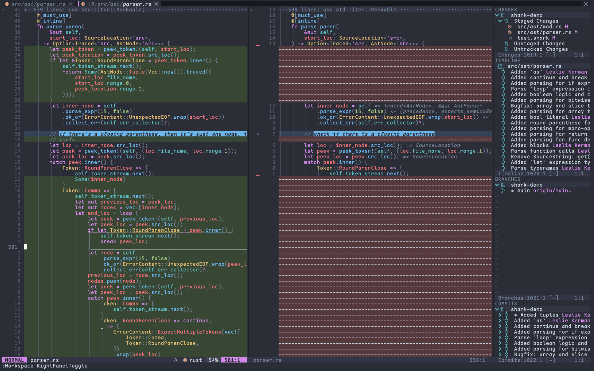 nvim-config screenshot 2