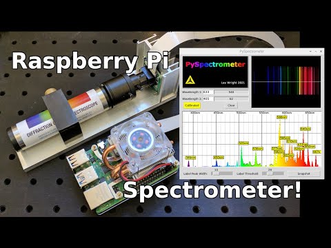 PySpectrometer screenshot 2