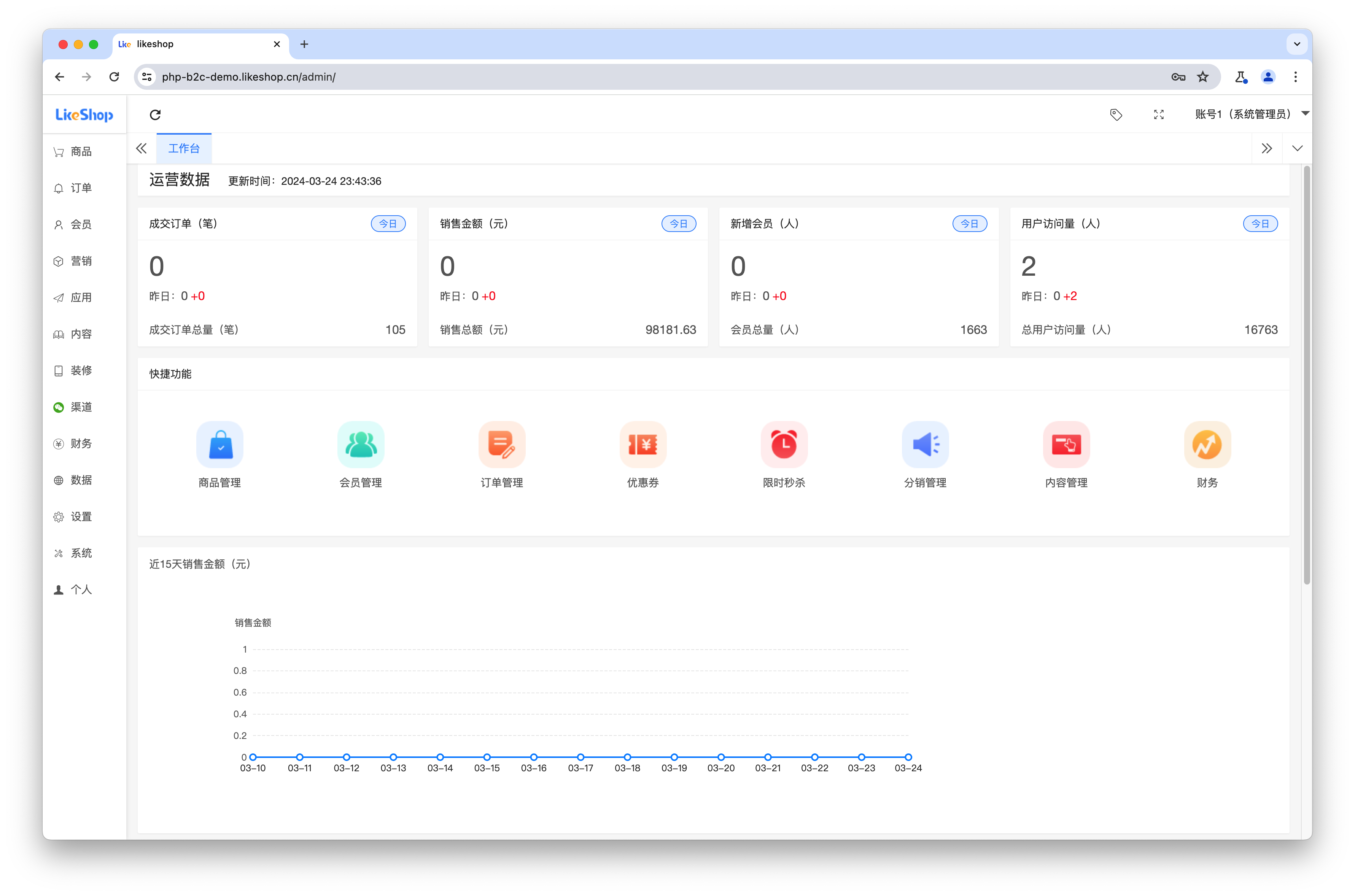 likeshop screenshot 2