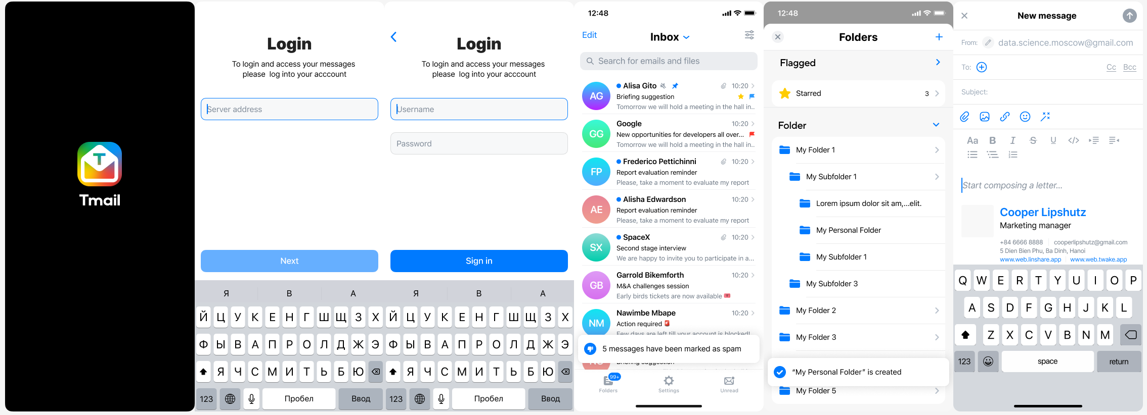 tmail-flutter screenshot 1
