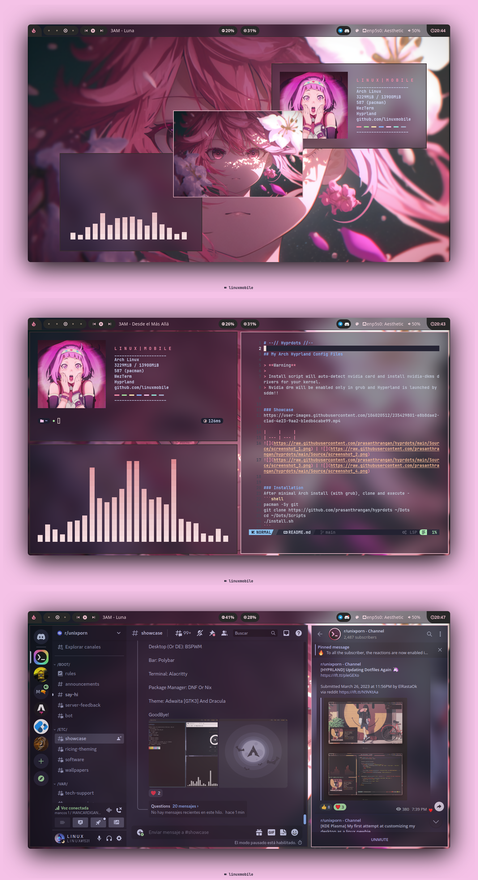 hyprland-dots screenshot 1