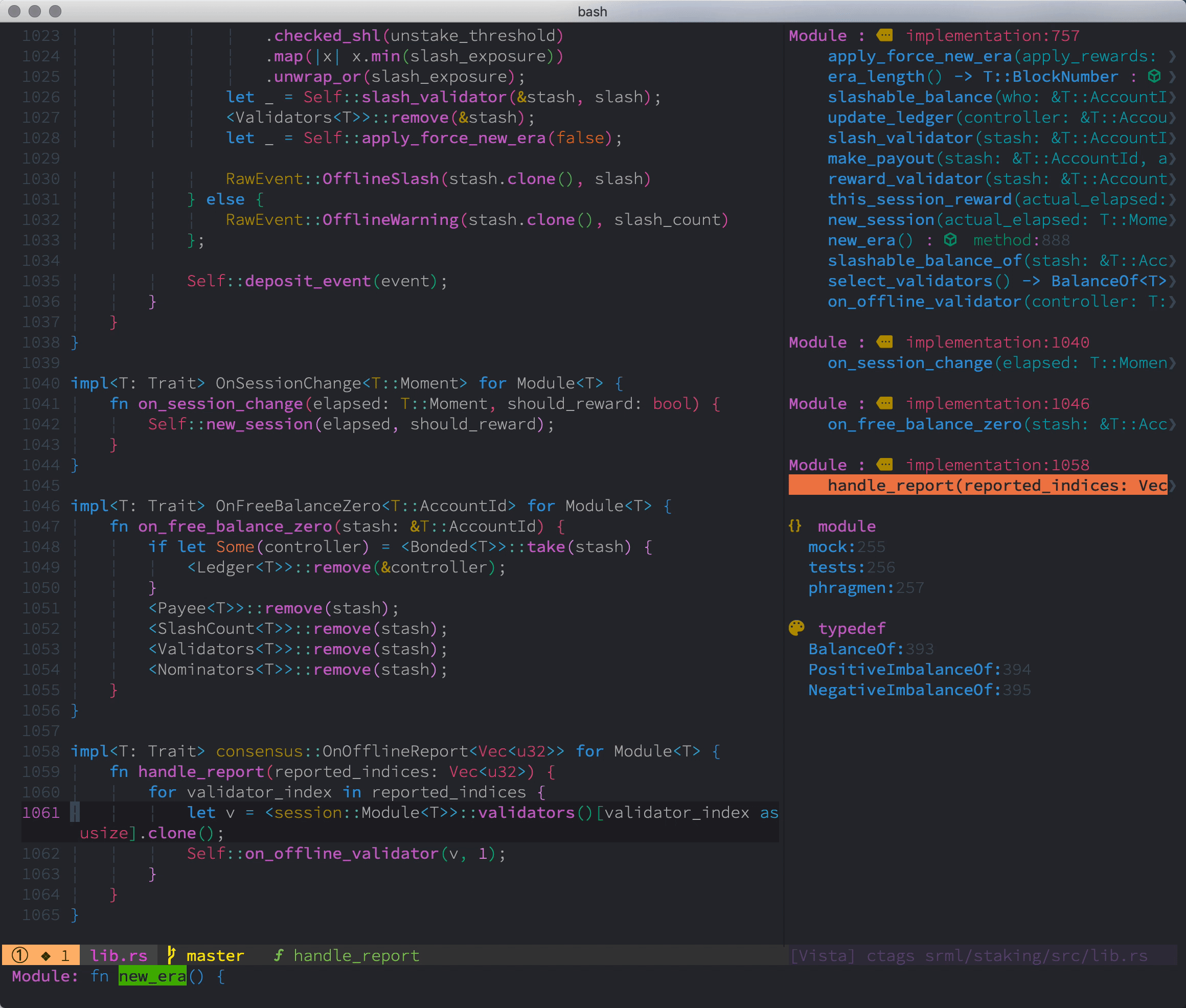 vista.vim screenshot 1