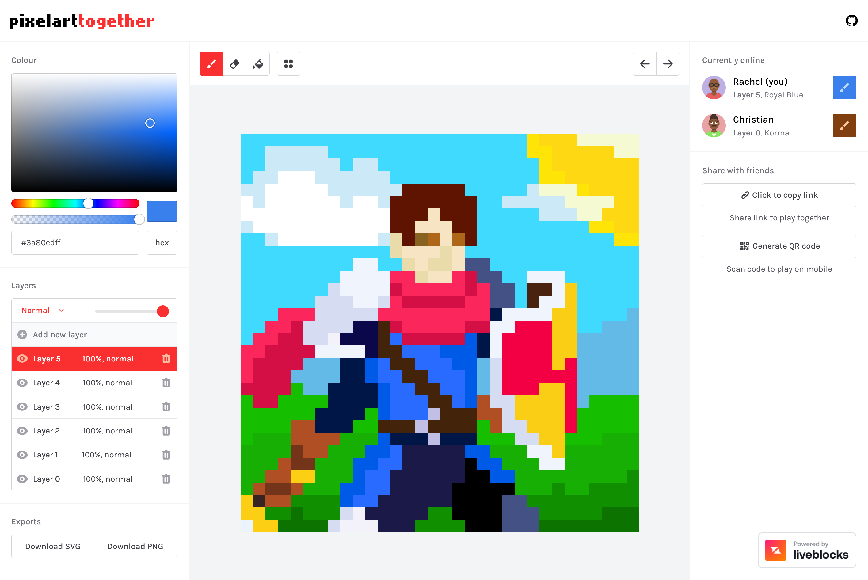 pixel-art-together screenshot 4