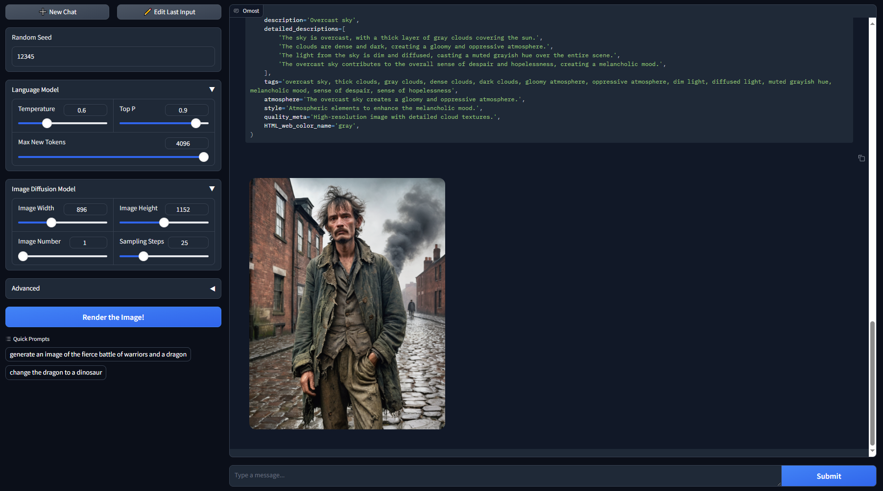 Omost screenshot 2