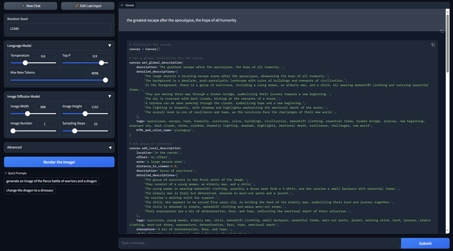 Omost screenshot 3
