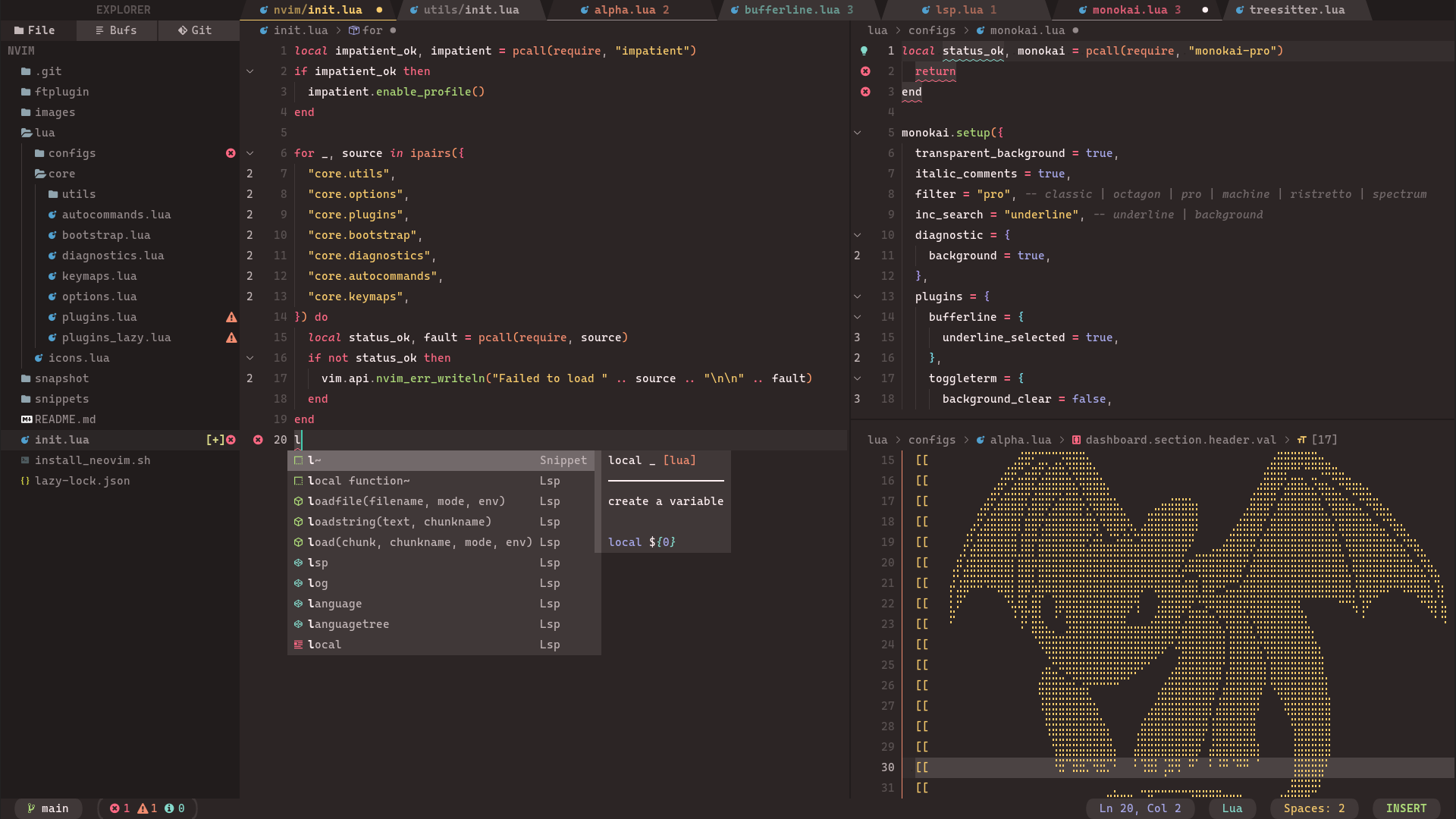 monokai-pro.nvim screenshot 6