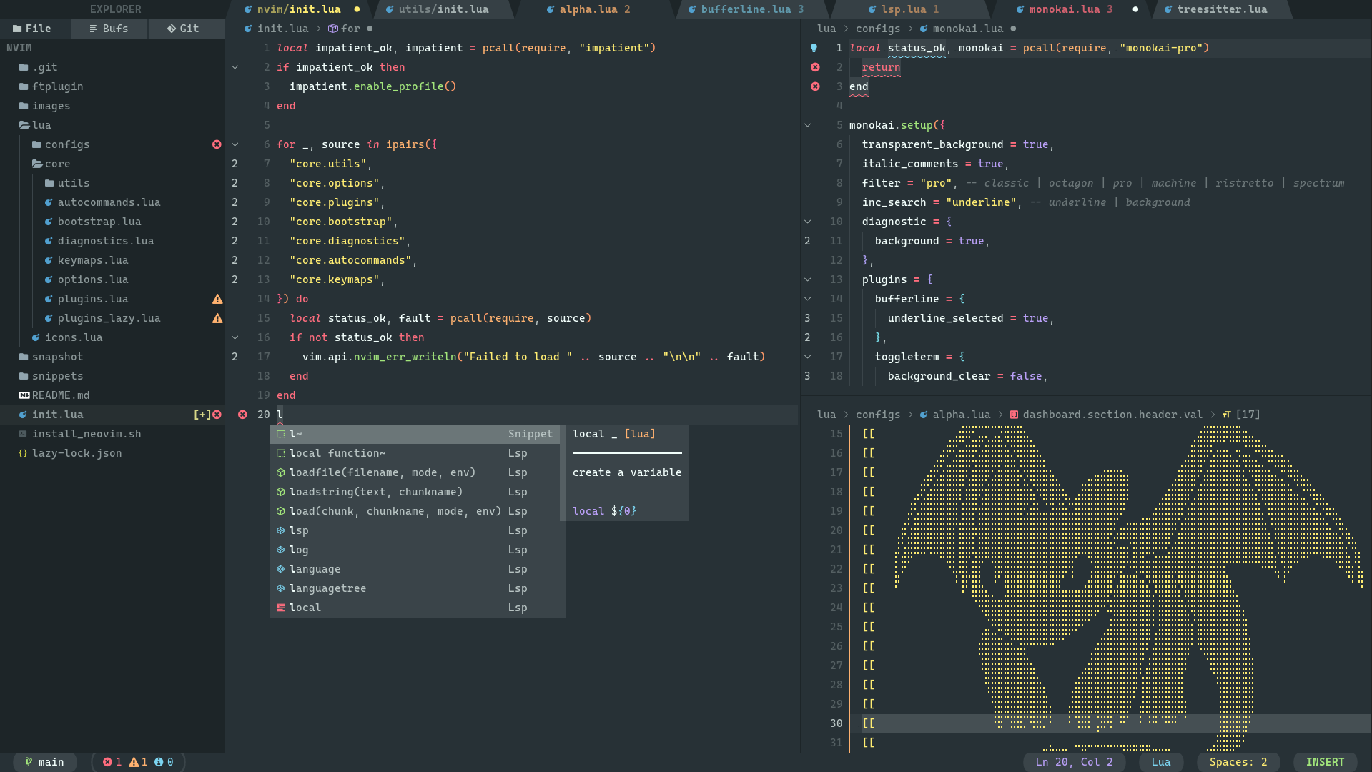monokai-pro.nvim screenshot 5