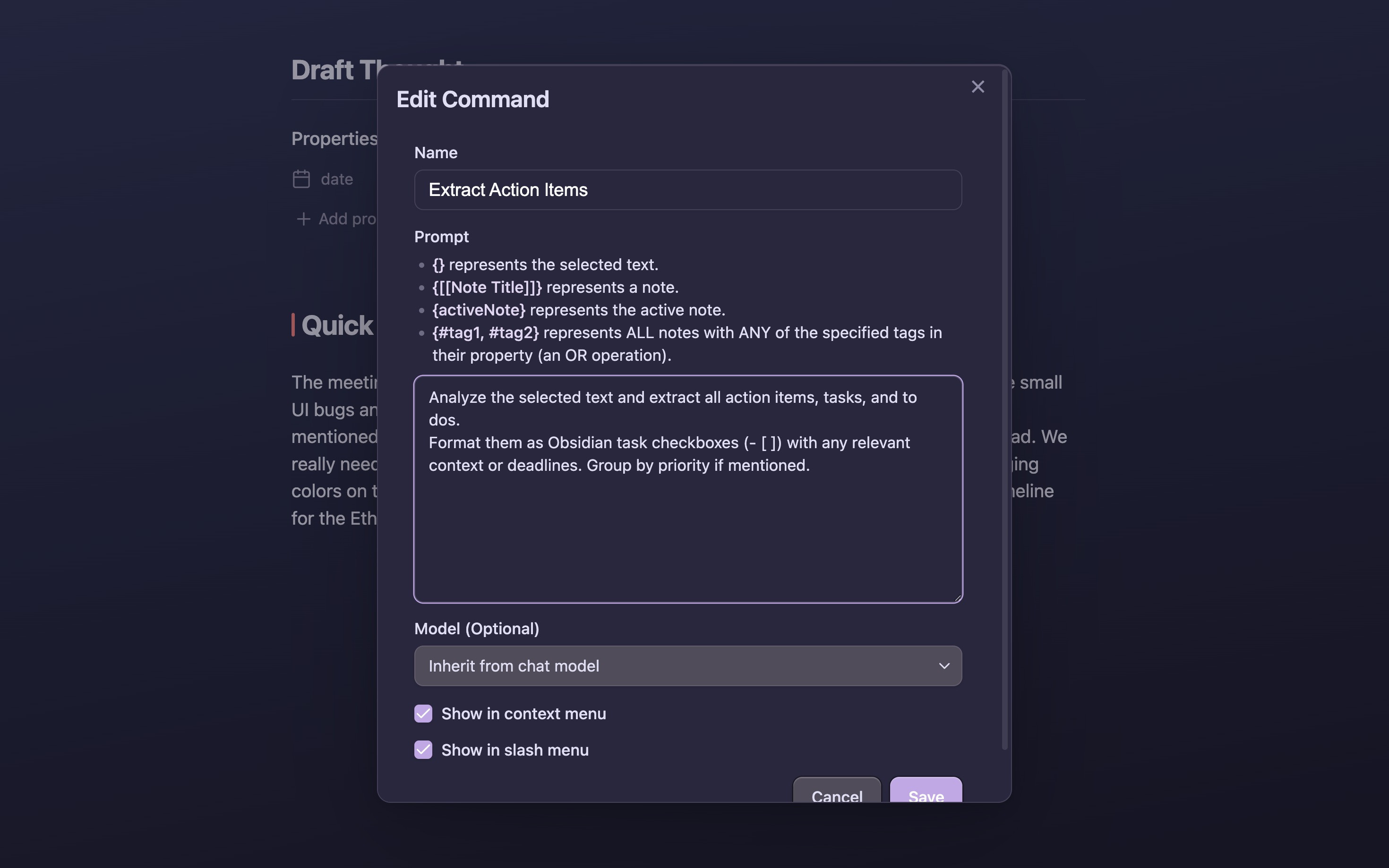 obsidian-copilot screenshot 9